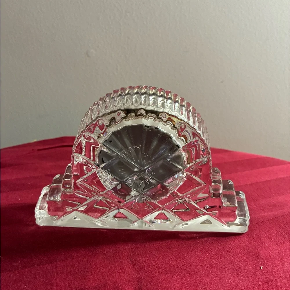 Stunning Godinger Crystal Legends Mantle Clock
